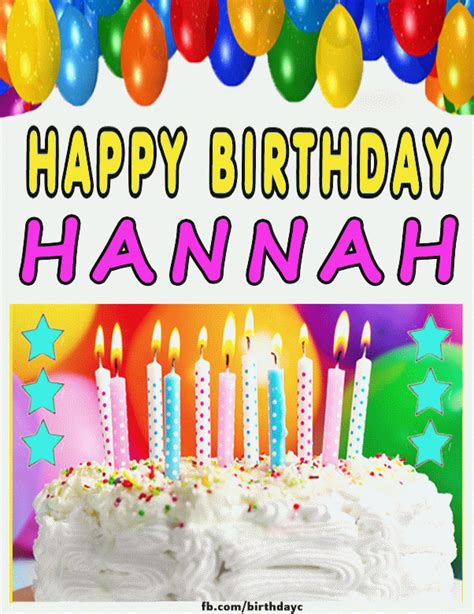 From cupcakes and balloons to confetti and fireworks, find the perfect way to share your best wishes and say “<b>Happy</b> <b>Birthday</b> <b>Hannah</b>!”. . Happy birthday hannah gif